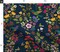 Victorian Botanical Garden Honeybees Chinoiserie Jewel Tones Pollinators Custom Printed Fabric by Spoonflower Various Fabrics by the Yard or Fat Quarter